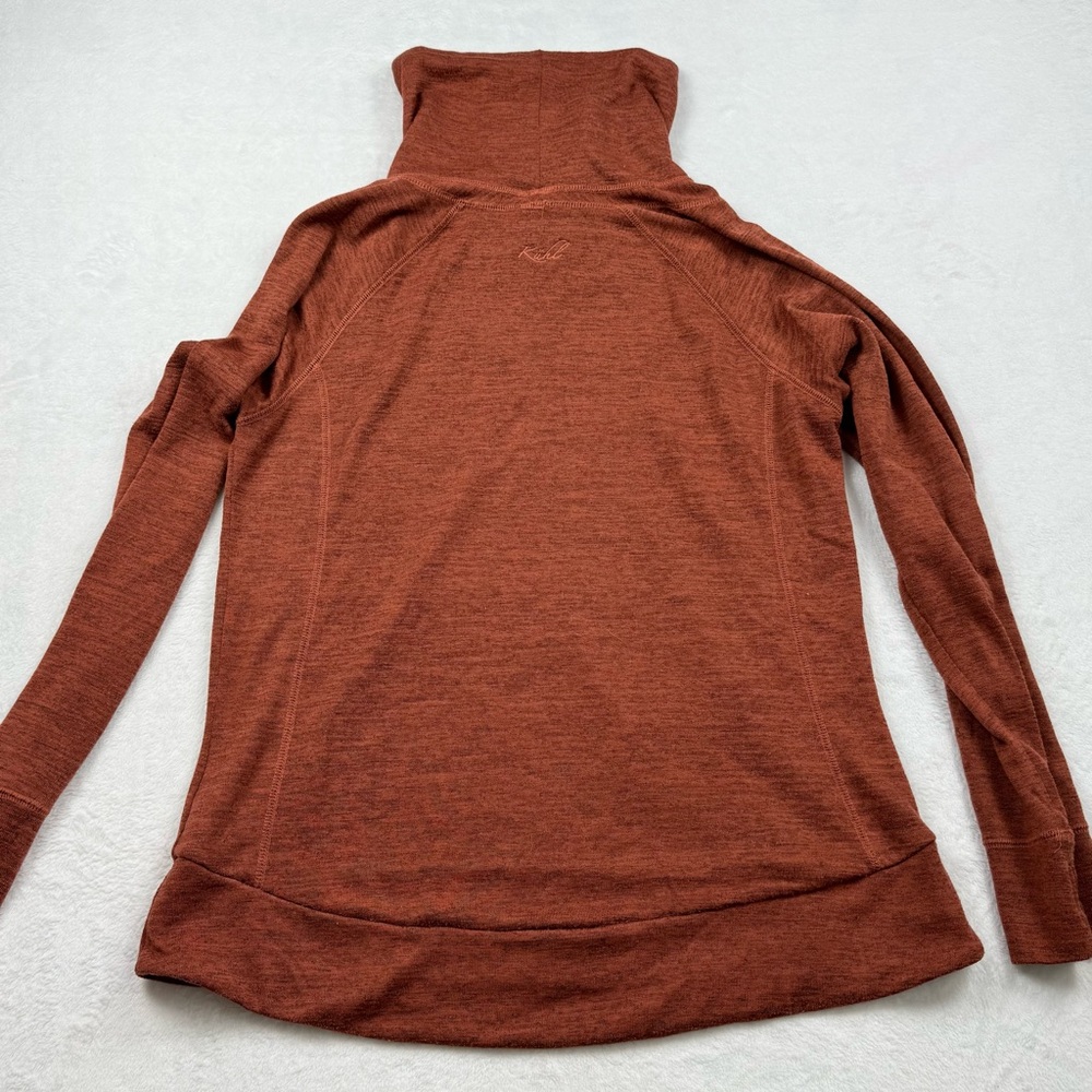 Kuhl Lea Pullover Stretch Knit Casual Top Rust Sweater Women's XL - Picture 9 of 11